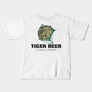 Tiger Beer Retro Defunct Breweriana Kids T-Shirt